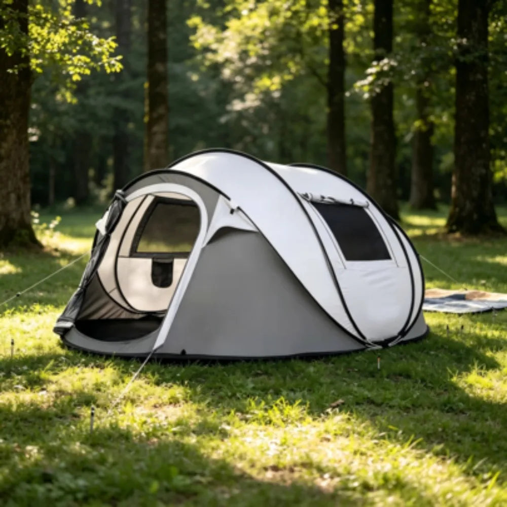 4-person-pop-up-tent– Waterproof Instant Family Camping Tent with