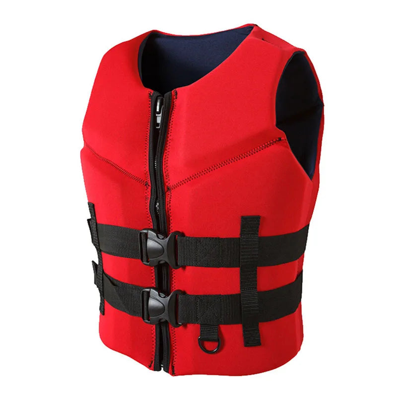 Life Jacket Adult Super Buoyancy Neoprene Life Vest Surf Raft Kayak Fishing Jet Ski Water Sport Swimming Rescue Life Jacket