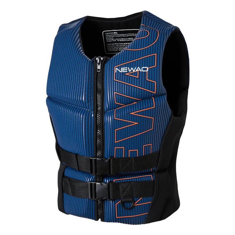 Life Jacket Adult Super Buoyancy Neoprene Life Vest Surf Raft Kayak Fishing Jet Ski Water Sport Swimming Rescue Life Jacket