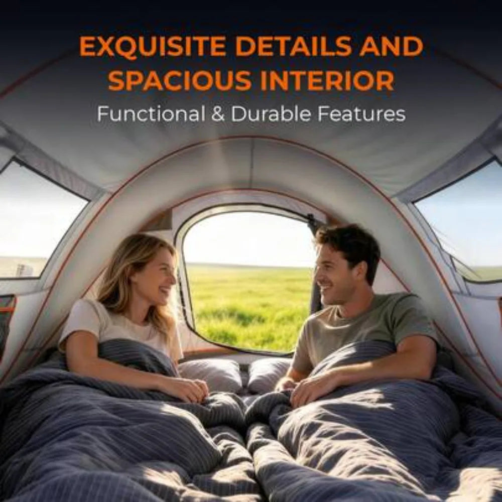 4-person-pop-up-tent– Waterproof Instant Family Camping Tent with