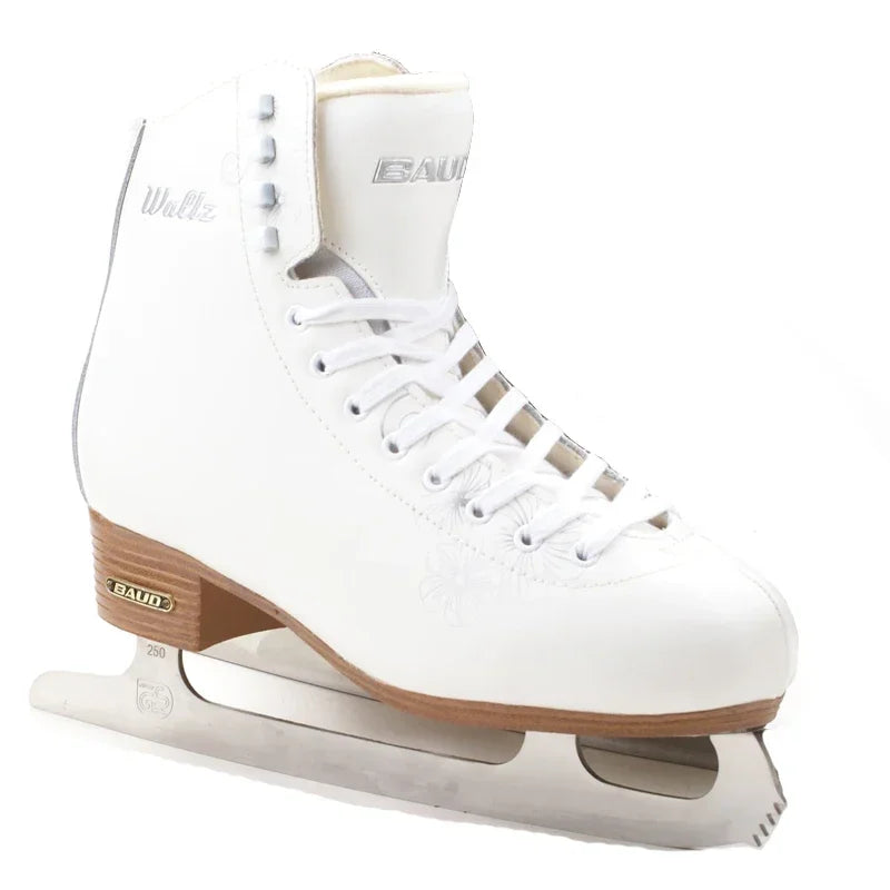 Professional Ice Figure Skates Shoes Thermal Patins Warm Thicken Skating Sneakers with Blade for Beginners Kids Adults Teenagers