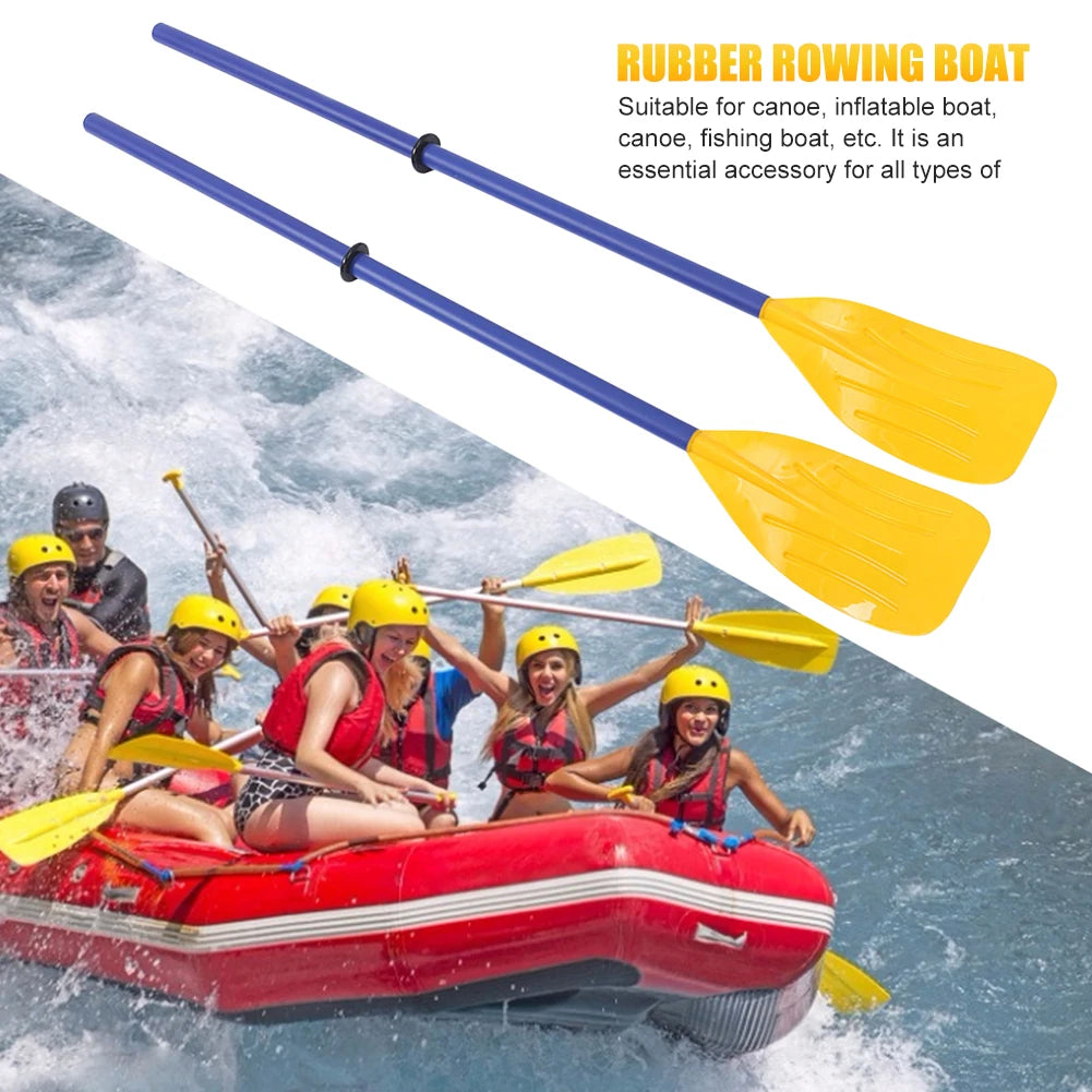 1 Pair 120cm Detachable Boat Rafting Paddle Canoe Surfing Oar Boating Accessory Safety Portable Accessories for Water Sports