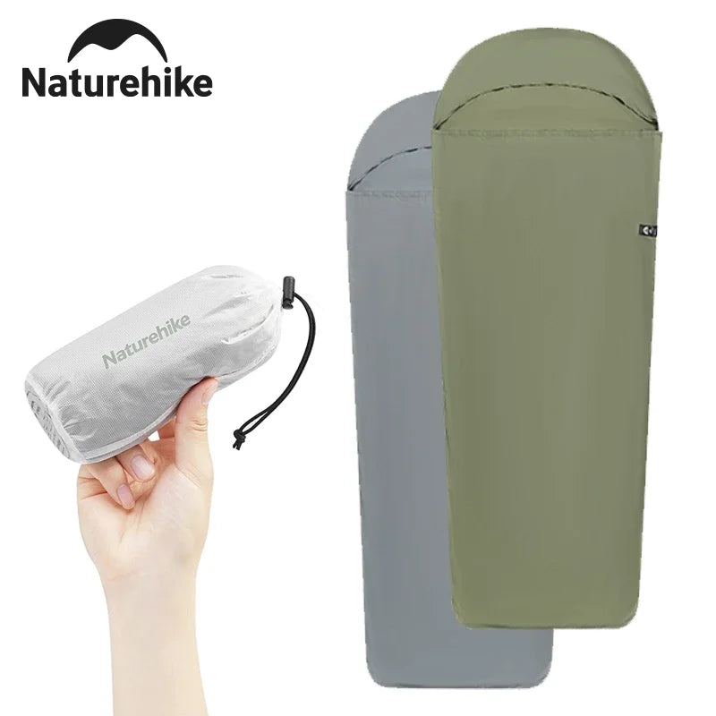 Naturehike Sleeping Bag Liner 128g Ultralight Outdoor Travel Hiking Single Sleeping Bag Liner Travel Blanket Inner Sleeping Bag
