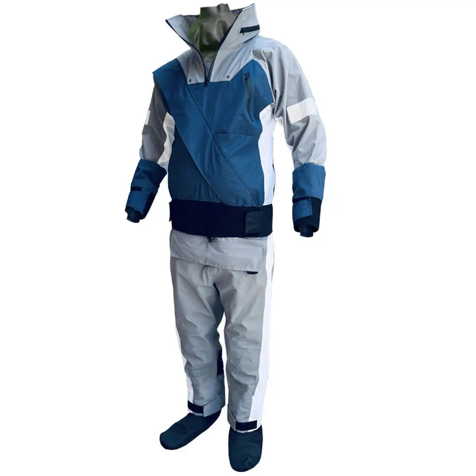 Men's 3-layer waterproof kayak dry suit with adjustable hood — view 2 of 6