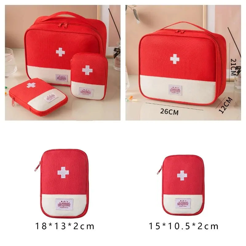 Portable First Aid Kit Bag – Travel Medical Storage & EDC Pouch