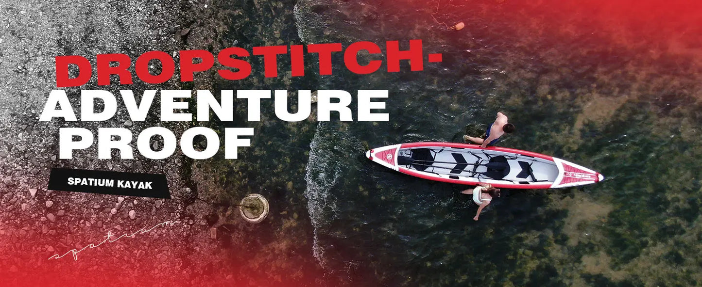 Spatium 2-3 Persons Inflatable Kayak Canoe High Strength DropStitch Floor Inflatable Kayak For Fishing