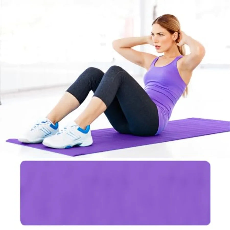 Yoga Mat, 68"×23" Exercise Mat for Men and Women, Non Slip Workout Mat for Home Yoga Equipment Fitness Mats Large Workout Mat M