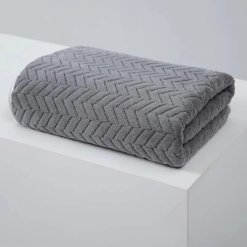 High Quality Thick Coral Velvet Bath Towels, Soft and Absorbent Towels, Sports Beach Towels for Home and Hotel Use