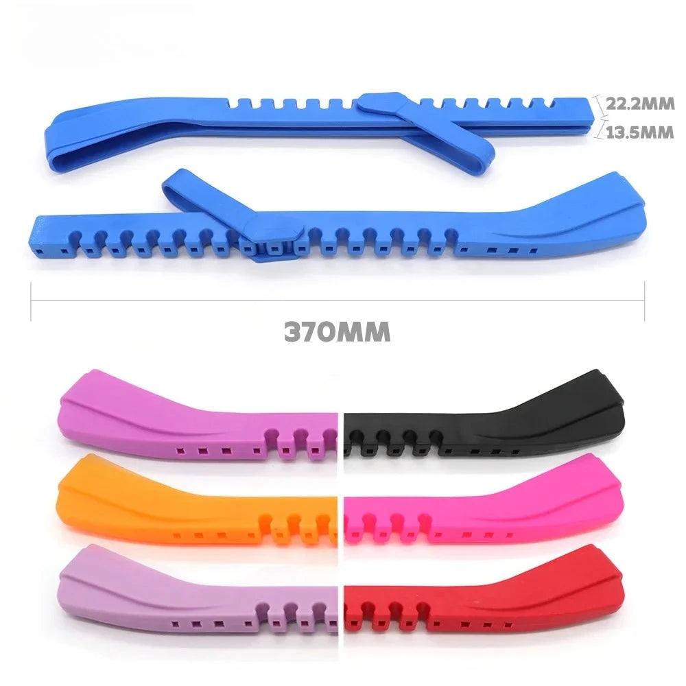 UCIE Ice Skating Figure Skate Blade Cover Skate Hockey Skates Adjustable Protective Prevent Puncture Scalable Blade Sleeve