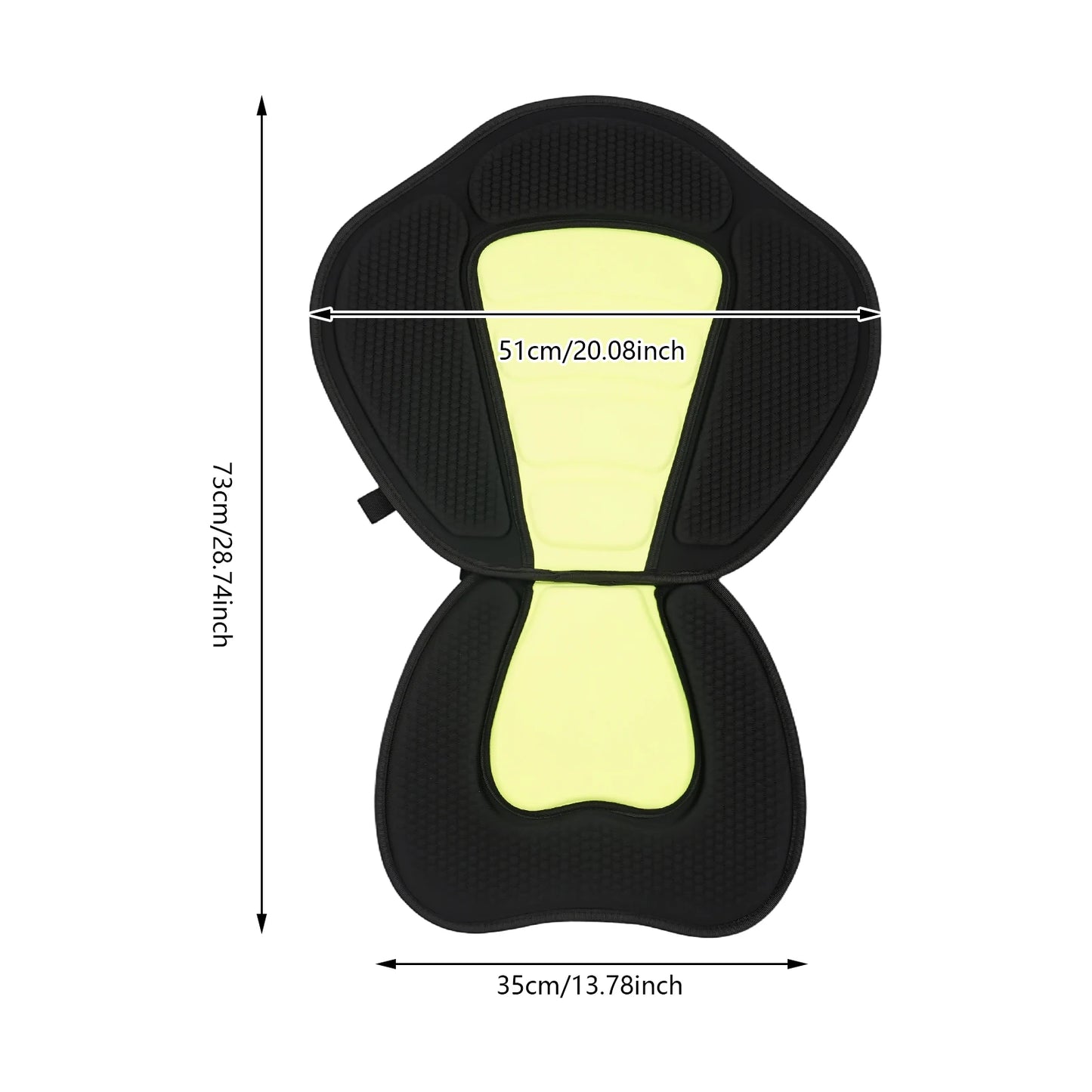 Boat Cabin Seating, Backrest Seat Cushion, Bike Seat with Backrest, Adjustable Padded Kayak Chair with Storage Bag, Universal Design for Canoe Raft Inflatable Boat, Comfortable Portable Removable Seat for Adults Kids Fishing