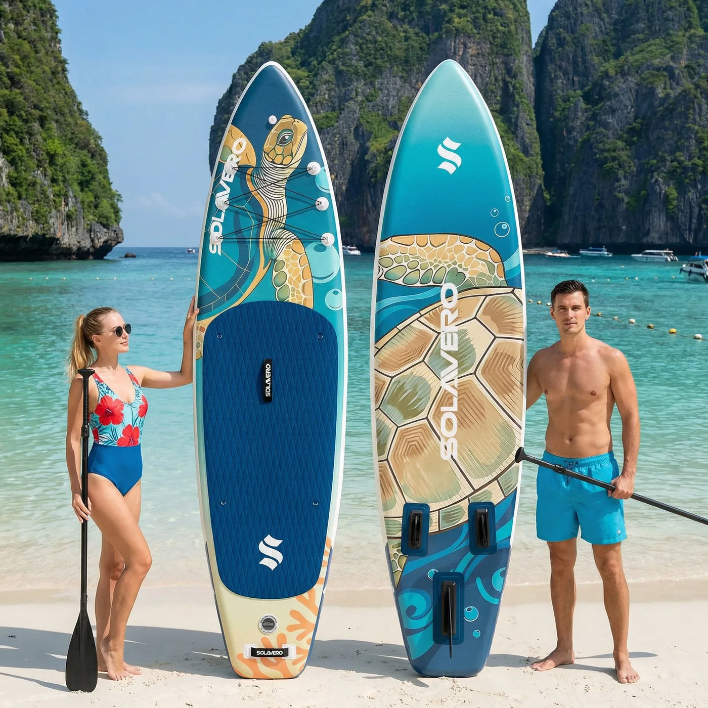 Inflatable Paddle Board – Stand Up SUP with Non-Slip EVA Deck